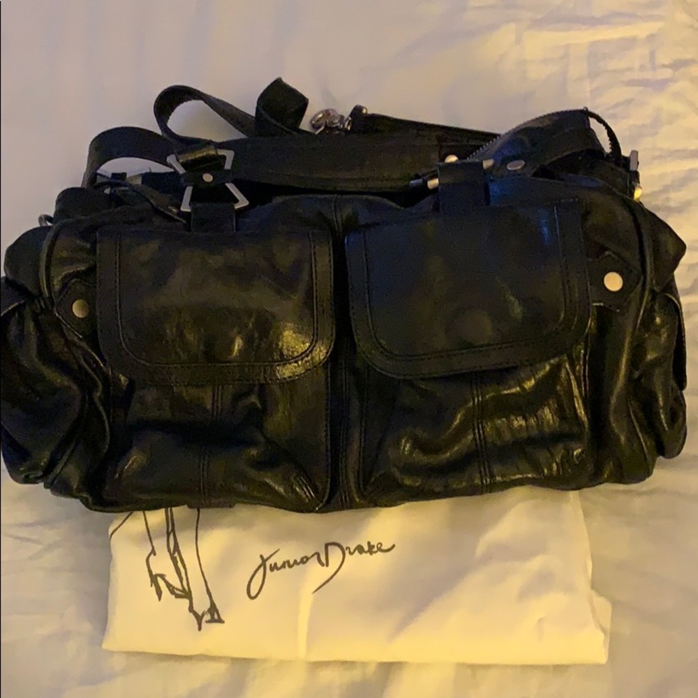 Junior drake black purse